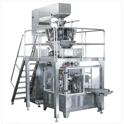 CE Approved Automatic Dry Beef Dry Vegetable Fruits Dried Food Packing Machine With Multihead Weigher