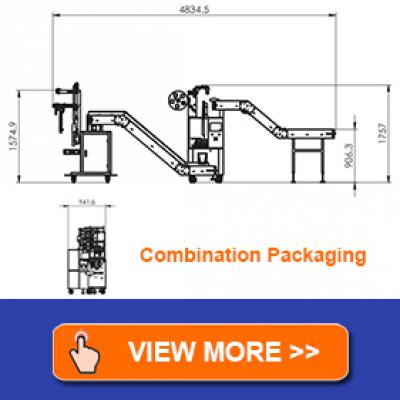 Low Cost Automatic Frozen Food Fish Ball / Chicken Ball Packaging Machine