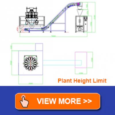 Multihead Weigher Automatic Vertical Packaging Machine PLC Control For Snack Foods / Chips / Nuts Bean