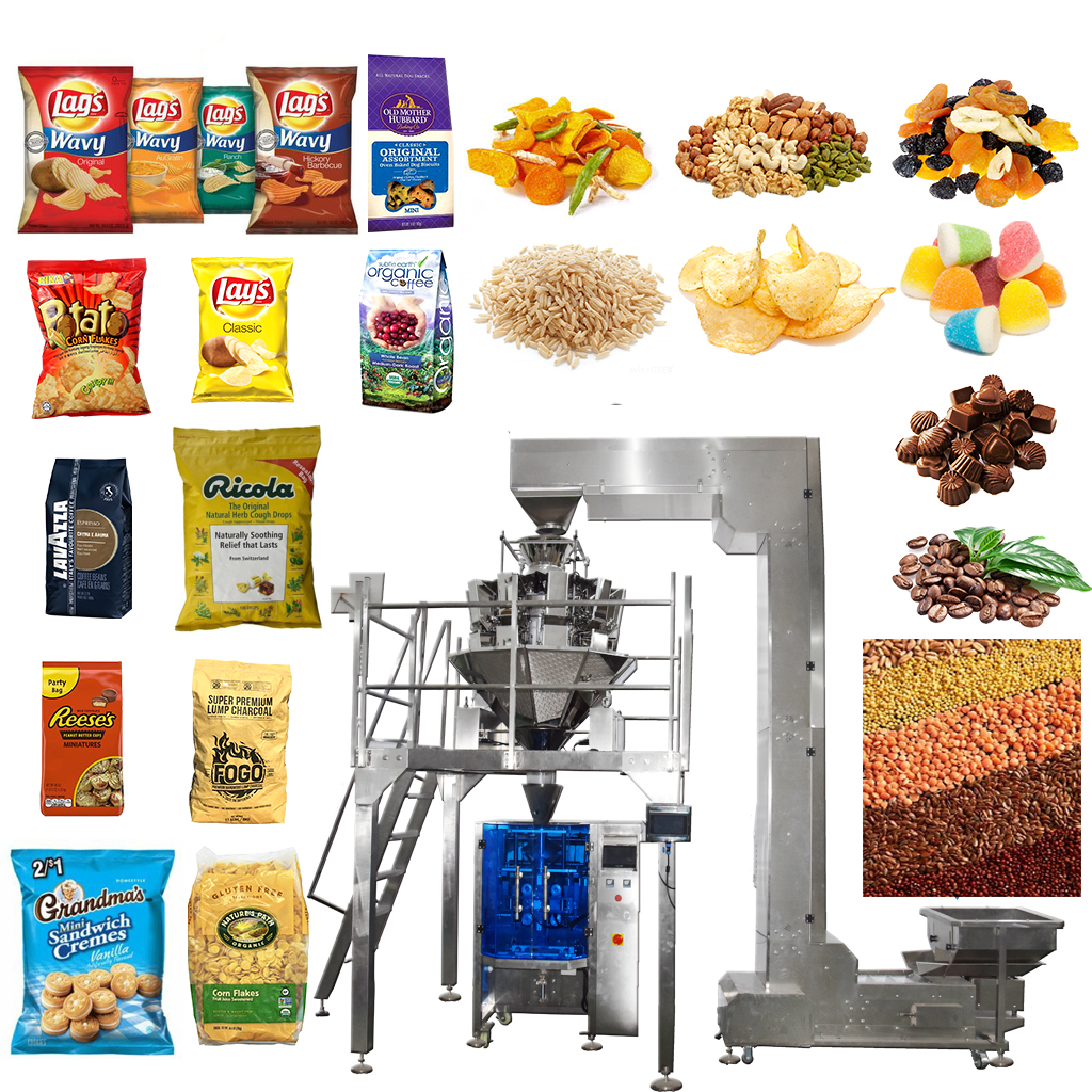 Automatic Multihead Weigher Ice Cube Packing Machine