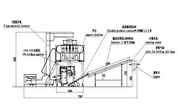 Autompack multi-head weigher packing machine with counting system