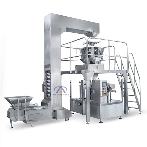 Automatic-Multi-Function-Zip-lock-Doypack-And-Stand-Up-Pouch-Food-Granule-<a href=https://www.autompack.com/packing-machine/Automatic-Dried-food-nuts-weighing-and-packing-machine.html target='_blank'>Nuts</a>-Packing-Machine