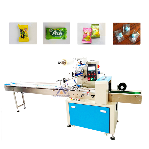 Automatic Lollipop Small <a href=https://www.autompack.com/packing-machine/Automatic-Lollipop-Small-Chocolate-Bar-Wrapping-Machine.html target='_blank'>Chocolate</a> Bar Wrapping Machine